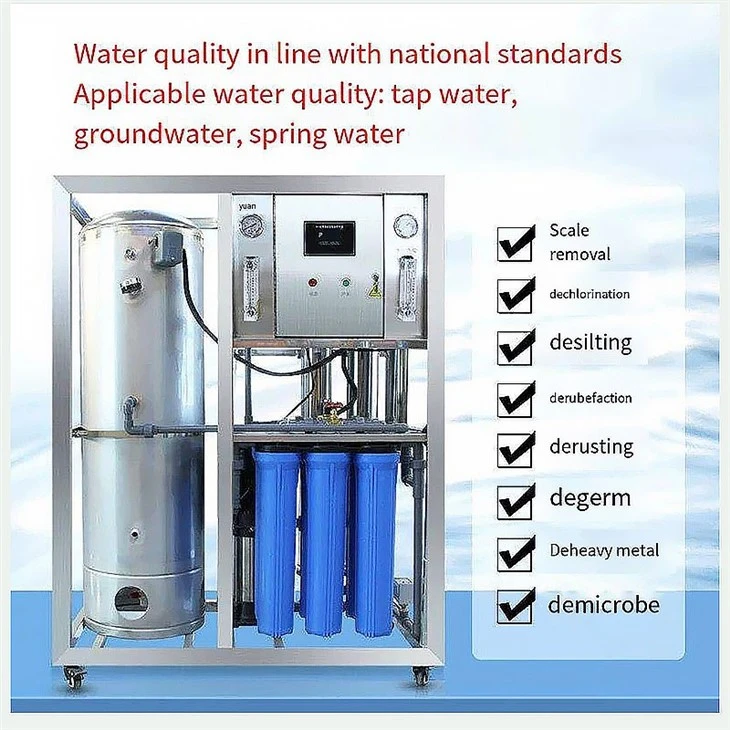 250/500lph Industrial Reverse Osmosis Water Purifier wholesale